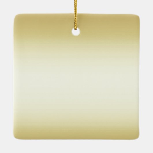 Schitterend glanzend goud dubbelzijdig keramisch ornament (Achterkant)