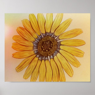 Schitterend handgeschetst ventilatorPoster Poster