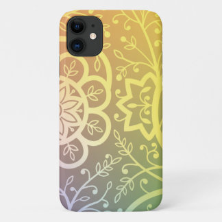 Schitterend indiaans bloempatroon iPhone 11 hoesje
