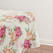 Schitterend kleurenpony-patroon op groen tafelkleed (Voorbeeld)