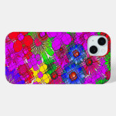 Schitterend kleurrijk, geweldig bloemetjesvormig o Case-Mate iPhone case (Achterkant (horizontaal))