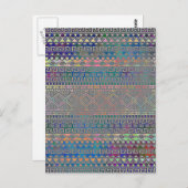 Schitterend, koel en kleurrijk Aztec geometrisch p Briefkaart (Voorkant / Achterkant)