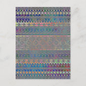 Schitterend, koel en kleurrijk Aztec geometrisch p Briefkaart (Voorkant)