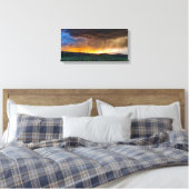 Schitterend landelijk zondgebergte canvas afdruk (Insitu (Slaapkamer))