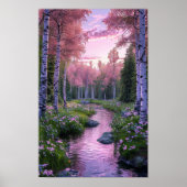 Schitterend landschap poster (Voorkant)