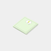 Schitterend licht ideaal vierkant post-it® notes (Schuin)