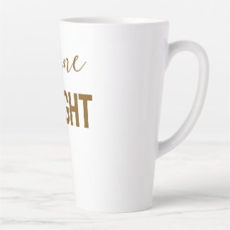 Schitterend Licht – Inspirerende Gloed Grafisch T- Latte Mok