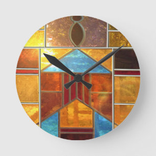 Schitterend licht ronde klok