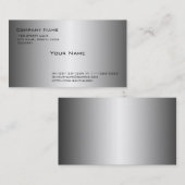 schitterend metaal als visitekaartje. visitekaartje (Voorkant / Achterkant)