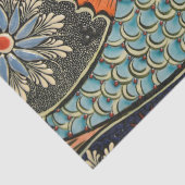 Schitterend mozaïek en kleurrijk visverpakkingspap tissuepapier (Detail)