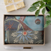 Schitterend mozaïek en kleurrijk visverpakkingspap tissuepapier (Geschenk)