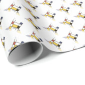 Schitterend neoplasticisme Kunstmonogram. Brief H Cadeaupapier (Rol Hoek)