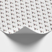 Schitterend neoplasticisme Kunstmonogram. Letter Z Cadeaupapier (Hoek)