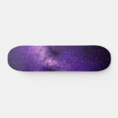 Schitterend Paars ruimtesatbord Skateboard (Horizontaal)