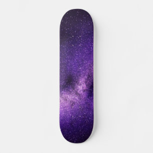 Schitterend Paarse ruimtesatbord Skateboard