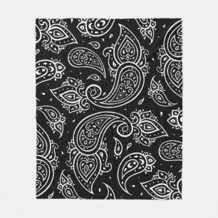 Schitterend paisley naadloos patroon fleece deken
