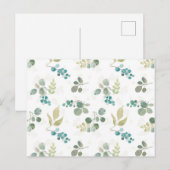 Schitterend patroon blokkeren briefkaart (Voorkant / Achterkant)