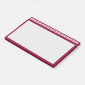 Schitterend patroon van geometrische ontwerpkoptek post-it® notes (Schuin)