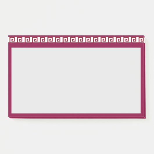 Schitterend patroon van geometrische ontwerpkoptek post-it® notes (Voorkant)