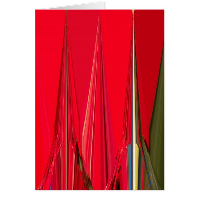 Schitterend rood design (Voorkant)