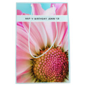 Schitterend roze ventiel Sluit Foto middelgrote Gi Medium Cadeauzakje (Voorkant)