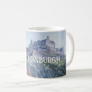 Schitterend Schotland Edinburgh Castle fine art Koffiemok