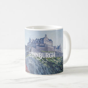 Schitterend Schotland Edinburgh Castle fine art Koffiemok