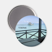 Schitterend strand op de maldiven magneet (Voorkant / Achterkant)