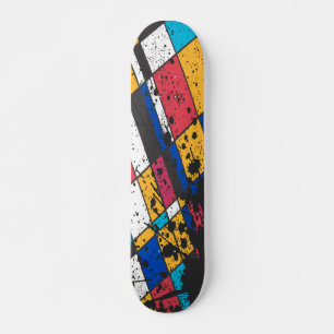 Schitterend tekenbord voor schilderafdrukken skateboard