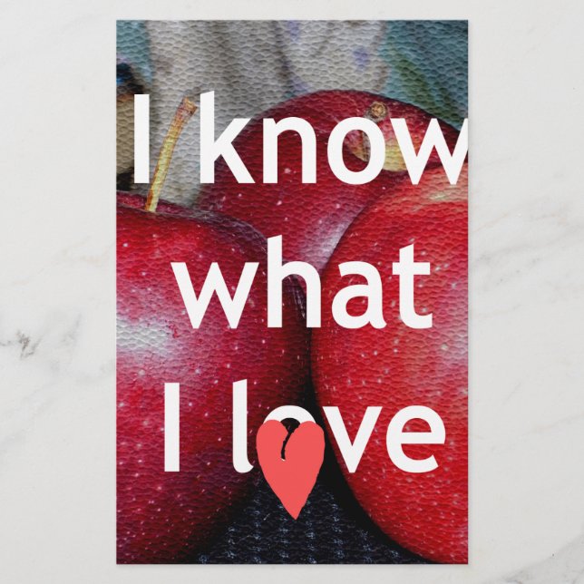 Schitterend, verbluffend Apple Text Quote-ontwerp (Voorkant)