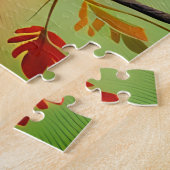 Schitterend vuurtje dat op tak wordt geperst legpuzzel (Zijkant)