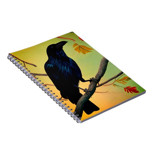 Schitterend vuurtje dat op tak wordt geperst notitieboek (Rechterzijde)