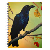 Schitterend vuurtje dat op tak wordt geperst notitieboek (Voorkant)