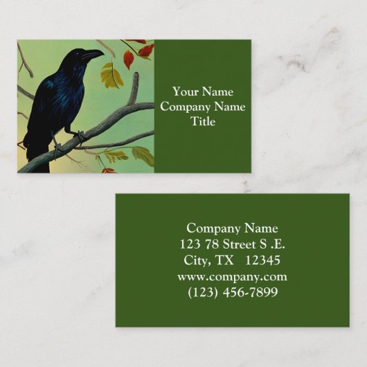 Schitterend vuurtje dat op tak wordt geperst visitekaartje (Voorkant / Achterkant)