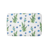 Schitterend waterverf-snijbloem badmat (Voorkant)
