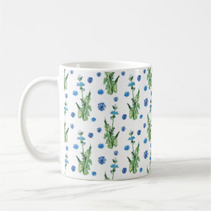 Schitterend waterverf-snijbloem koffiemok