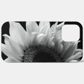 Schitterend zonnebloemportret in zwart-wit Case-Mate iPhone case (Achterkant (horizontaal))