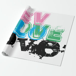 Schitterend, ZWART, GROENE, LOVE papier