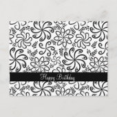 Schitterend zwart-wit Briefkaart (Voorkant)