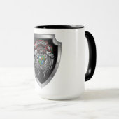 Schitterende 2e Bat 75e Ranger Regimental Scroll Mok (Voorkant rechts)