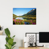 Schitterende Alaska, gelabeld Poster (Thuiskantoor)