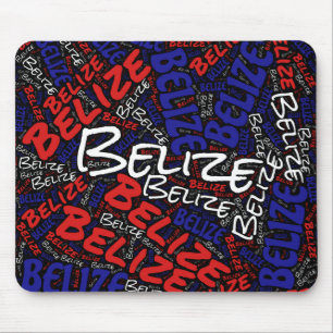 Schitterende Belize vlag Patriottische Muismat