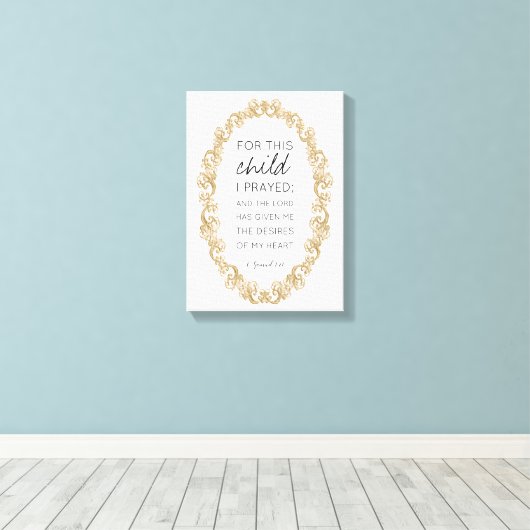 Schitterende Bijbel met scripts Verse geïnspireerd Canvas Afdruk (Insitu (Houten vloer))