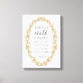 Schitterende Bijbel met scripts Verse geïnspireerd Canvas Afdruk (Voorkant)