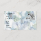 Schitterende boogschutter voor paarden visitekaartje (Achterkant)