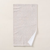 Schitterende crèmekleurige textuur. bad handdoek (Handdoek)