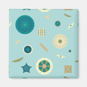 Schitterende Diatomen Magnet Magneet