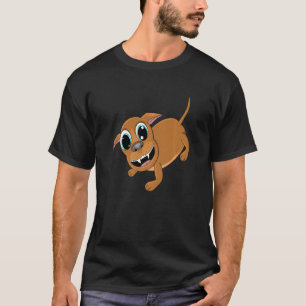 Schitterende Doggo Cute Schattig Fun Puppy Dog Gra T-shirt