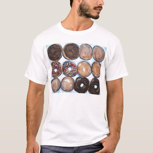 "Schitterende donuts" T-shirt (Voorkant)