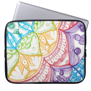 Schitterende droomlaptophoes van Megaflora Laptop Sleeve